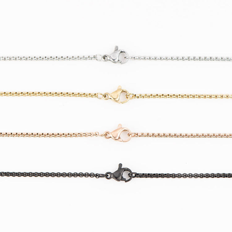 1.5mm Rounded Box Chain